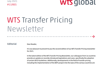 WTS. Newsletter de Precios de Transferencia 2021 N° 2.